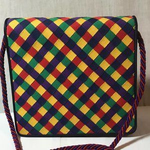 NWOT - Vintage Bottega Veneta Cross Body Purse - Made in Italy